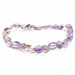 Bracelet Grains en Amétrine