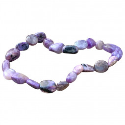 Bracelet Grains en Charoïte