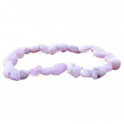Bracelet Grains en Kunzite