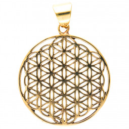 Pendentif Fleur de Vie en Bronze