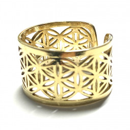 Bague Fleur de Vie en Bronze