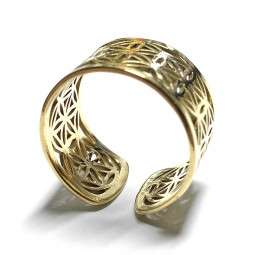 Bague Fleur de Vie en Bronze