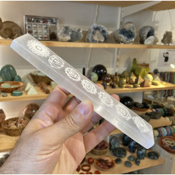 Réglette en Sélénite 7 Chakras