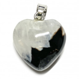 Pendentif Coeur en Onyx EXTRA