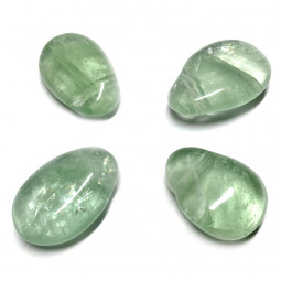 Pendentif Percé en Fluorite Verte