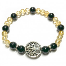 Bracelet en Tourmaline & Citrine