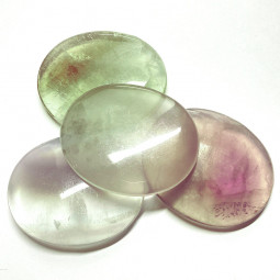 Galet Chakra de Fluorite Multicolore