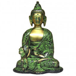 Statuette Bouddha geste du don en Bronze
