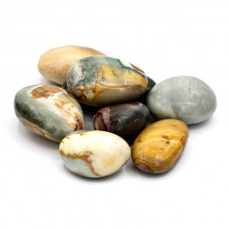 Galet de Jaspe Polychrome