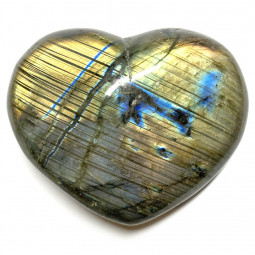Coeur en Labradorite