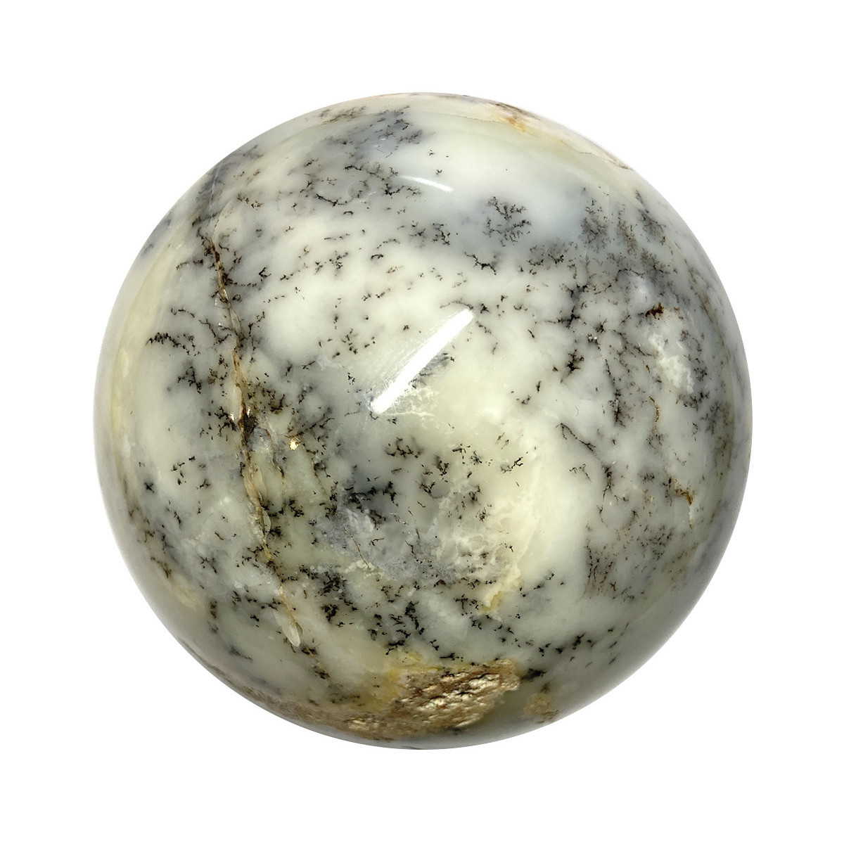 Sphère en Agate Dendrite