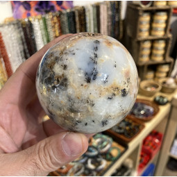 Sphère en Agate Dendrite