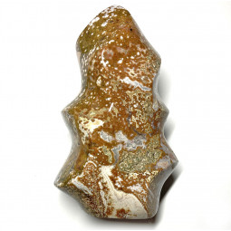 Forme libre Flamme en Jaspe Orbiculaire