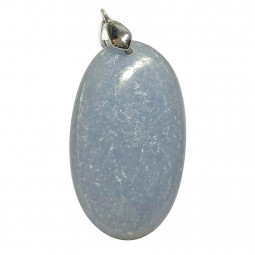 Pendentif Ovale en Angélite