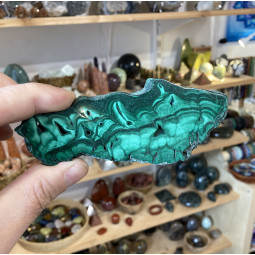 Tranche de Malachite - 118 grammes