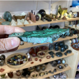 Tranche de Malachite - 118 grammes