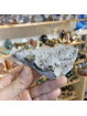 Druse de Cristal de Roche et Pyrite - 385 grammes