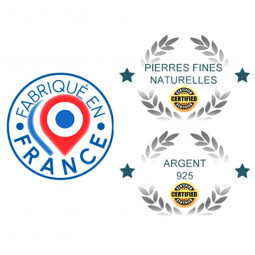 Boucles d'Oreilles en Onyx & Argent