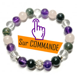 Bracelet Boules 4 Pierres