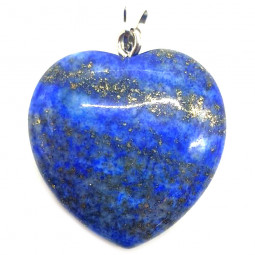 Pendentif Coeur en Lapis-Lazuli - 25 mm