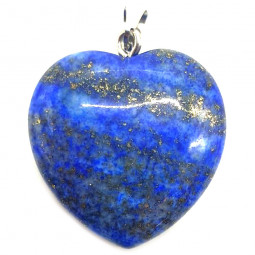 Pendentif Coeur en Lapis-Lazuli