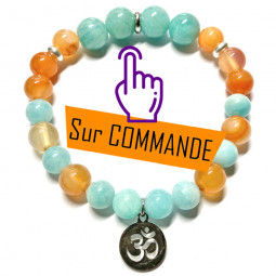 Bracelet Amazonite & Cornaline