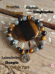 Bracelet Boules en Labradorite, Oeil de Tigre & Shungite