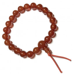 Bracelet Mala en Cornaline Vibrations Cristallines