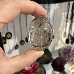 Oeuf en Quartz Fumé