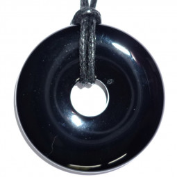 Pendentif Donut en Onyx