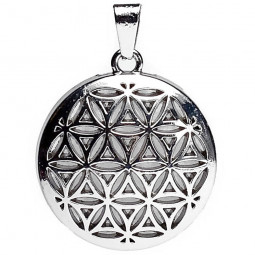 Pendentif Arbre de Vie Avec Cristal de Roche