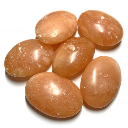 Galet de Calcite Orange EXTRA