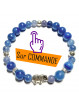 Bracelet Boules en Aventurine Bleue Vibrations Cristallines