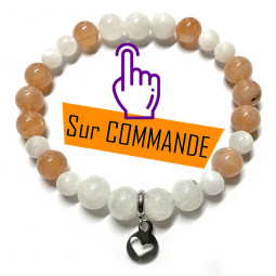 Bracelet en Pierre de Soleil & Pierre de Lune
