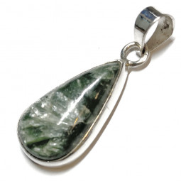 Pendentif Cabochon en Séraphinite