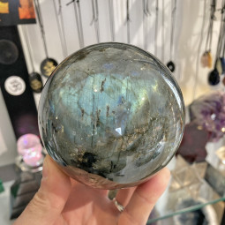 Sphère en Labradorite EXTRA de 90 mm