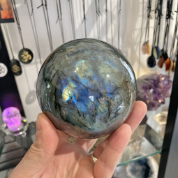 Sphère en Labradorite EXTRA de 90 mm