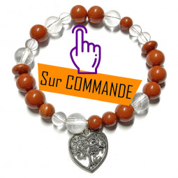 Bracelet boules en Jaspe...