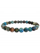 Bracelet en Chrysocolle - Boules de 7mm Bracelet en Chrysocolle - Boules de 7mm