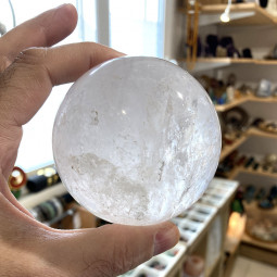 Sphère en Cristal de Roche - 655 Grammes