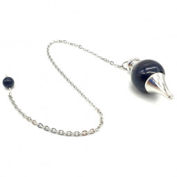Pendule Boule Séphoroton en Obsidienne Noire