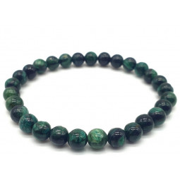 Bracelet en Emeraude - Boules de 6 mm