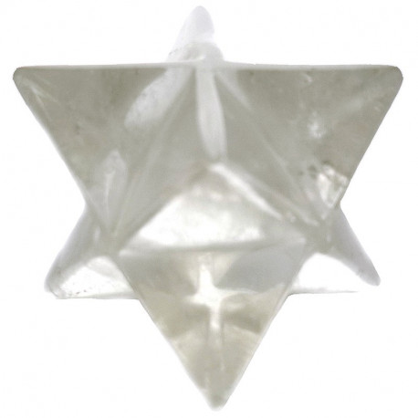 Merkaba en Cristal de Roche 3 cm