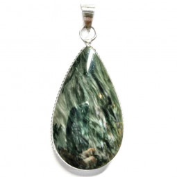 Pendentif Goutte Yin & Yang en Obsidienne Mentogochol