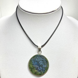 Pendentif Cercle Yin & Yang en Obsidienne Mentogochol
