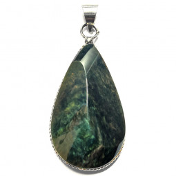 Pendentif Goutte Yin & Yang en Obsidienne Mentogochol