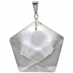 Pendentif Salomon en Cristal de Roche