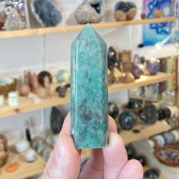 Pointe en Amazonite Extra - 76 mm