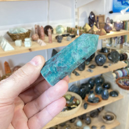 Pointe en Amazonite Extra - 76 mm