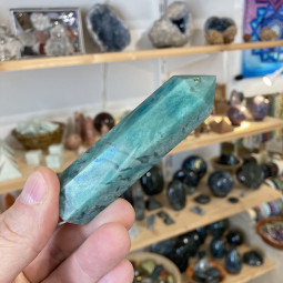 Pointe en Amazonite Extra - 88 mm